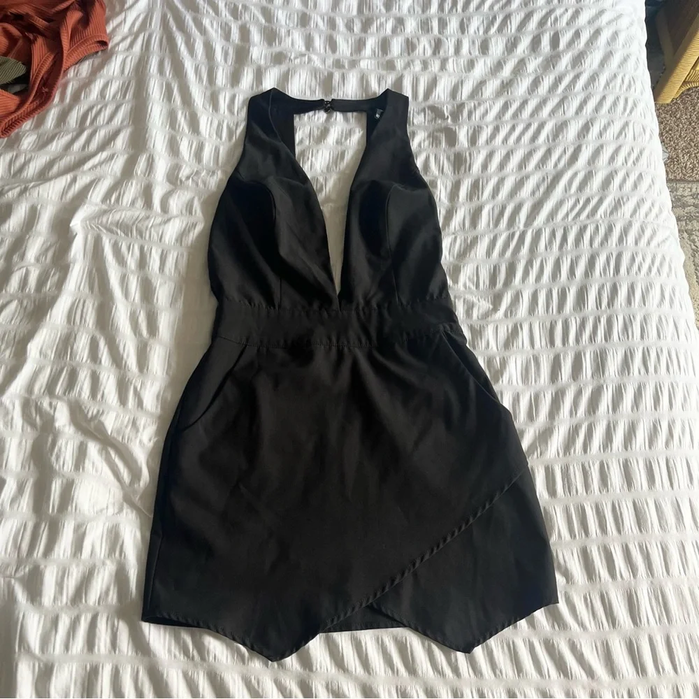 Windsor Black Satin Dress - Picture 4 of 13